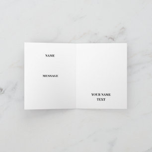 Folded Thank You Card