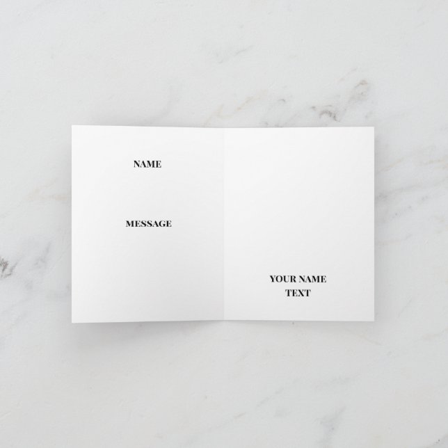 Folded Thank You Card (Inside)