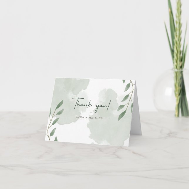 Folded Thank You Card (Front)