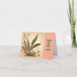 Folded Thank You Card