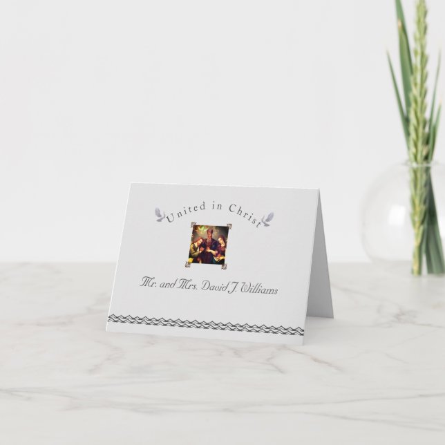 Folded Thank You Card (Front)