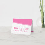 FOLDED THANK YOU simple modern bold angles pink<br><div class="desc">by kat massard >>> www.simplysweetpaperie.com <<< A modern, simple design for a THANK YOU CARD Setup as a template it is simple for you to add your own details, or hit the customise button and you can add or change text, fonts, sizes etc TIP :: 1. To resize / reposition...</div>