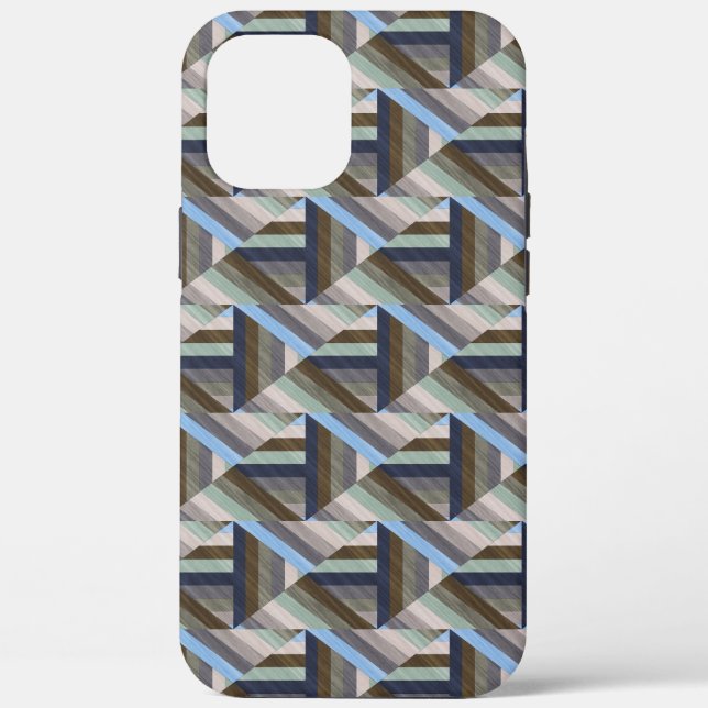 Folded Tiles Case-Mate iPhone Case (Back)