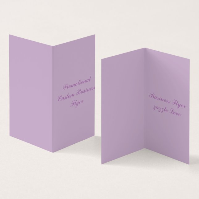 Folded Vertical Book Business Card (Inside and Outside)