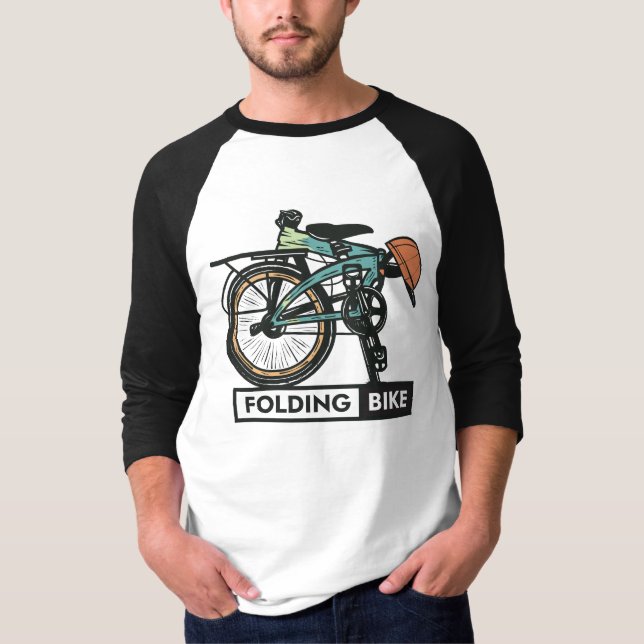 Folding Bike  T-Shirt (Front)
