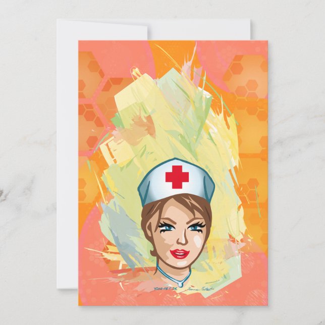 folding card - nurse (Front)