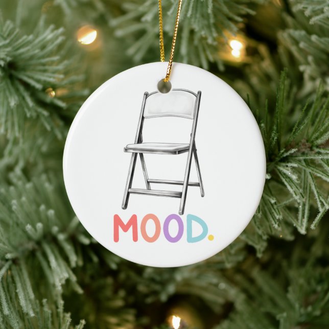 Folding Chair Mood Montgomery Alabama Brawl Ceramic Tree Decoration (Tree)