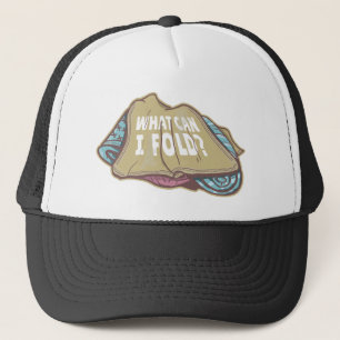Folding clothes, laundry day trucker hat