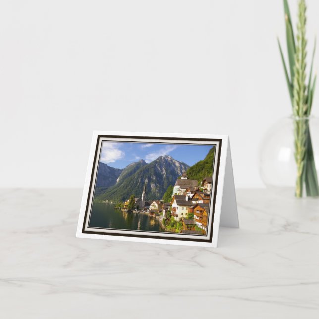 Folding Greeting Card - Hallstatt, Austria (Front)