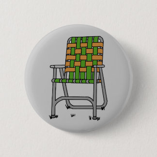 Folding Lawn Chair 6 Cm Round Badge