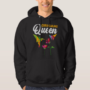 Folding Paper Origami Queen Hoodie