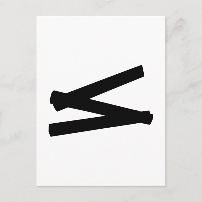 Folding rule postcard (Front)