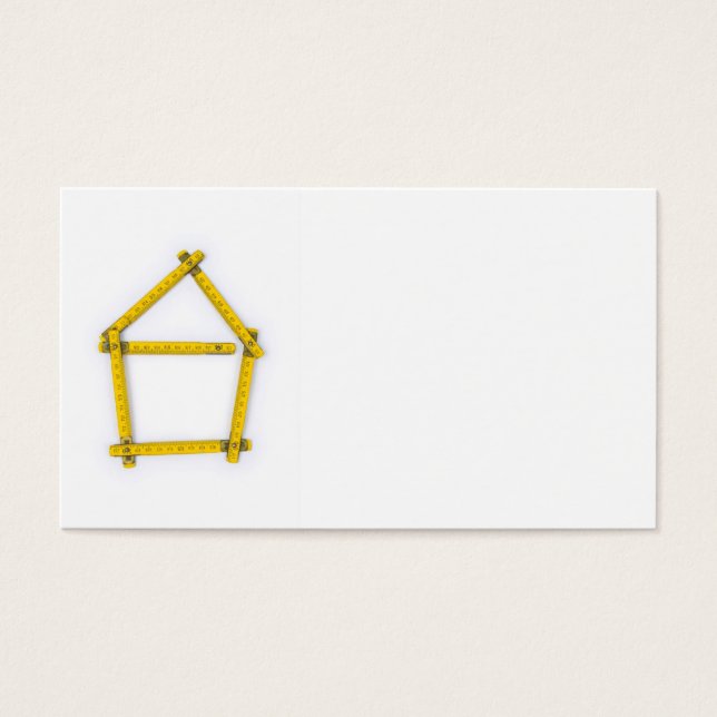 folding ruler - house shape (Front)