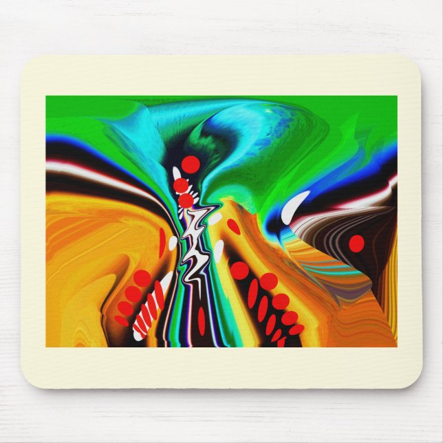 Folds in time mouse pad (Front)