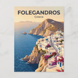 Folegandros Island Greece Postcard