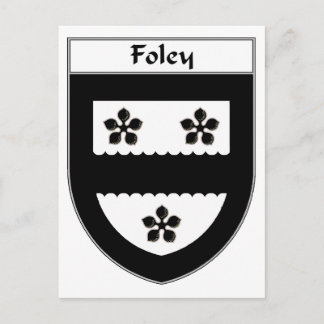 Foley Coat of Arms/Family Crest Postcard