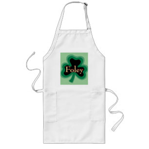 Foley Family Name Long Apron