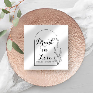 Foliage Arch Minimal Wedding Napkins