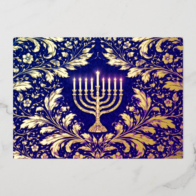 Foliage botanical  menorah (Front)