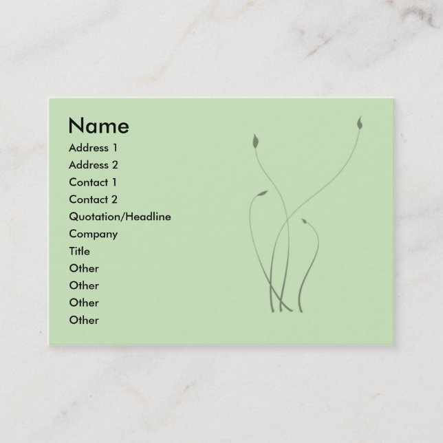 Foliage | business card (Front)