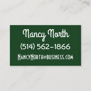 Foliage business cards
