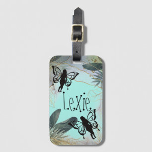 Foliage Fantasy Fairies Luggage Tag