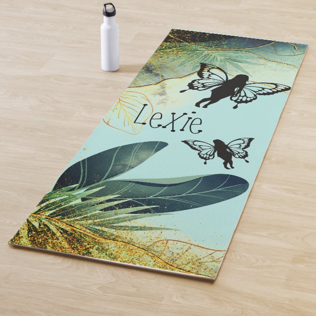 Foliage Fantasy Fairies  Yoga Mat (In Situ)