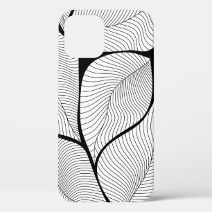 Foliage leaves background pattern iPhone 12 case