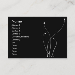 Foliage Mono Business Card