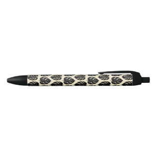 Foliage Monstera Black Ink Pen