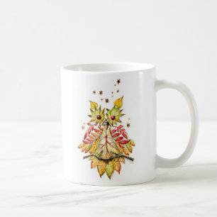 Foliage owl coffee mug