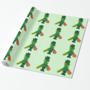 Foliage Peace Sign Wrapping Paper