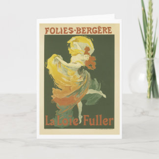 Folies-Bergere, Jules Cheret Card