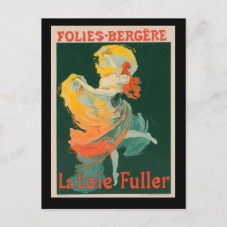 Folies-Bergere Vintage French Poster Postcard