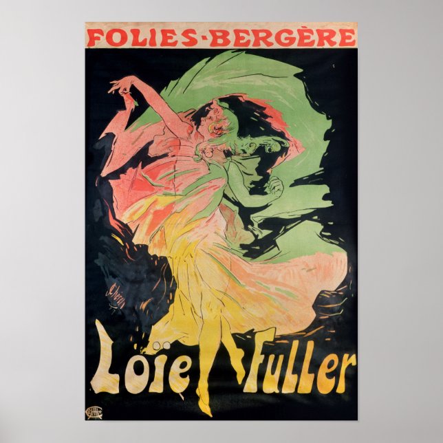 Folies Bergeres: Loie Fuller, France Poster (Front)