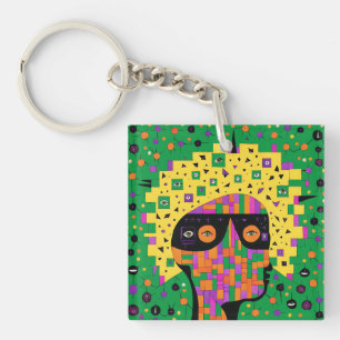 Folk 001 Nancy Key Ring