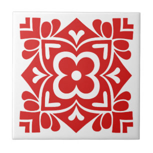 Folk Art Bloom Tile
