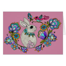Folk Art Bunny