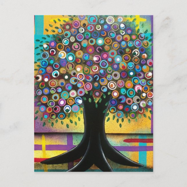 FOLK ART Burnt Desires BY LORI EVERETT postcard (Front)