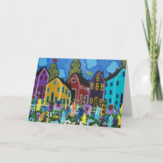 FOLK ART Busy Bee BY LORI EVERETT greeting cards