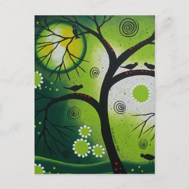 Folk Art BY LORI EVERETT Postcard (Front)