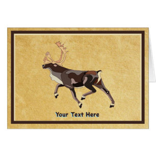 Folk Art Caribou/Reindeer