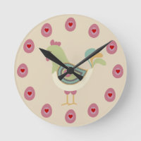 Folk Art Chicken and Eggs