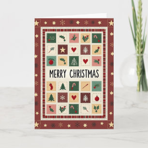 Folk Art Christmas Card
