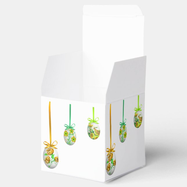 Folk Art Eggs (Ukrainian-inspired) Favour Box (Opened)