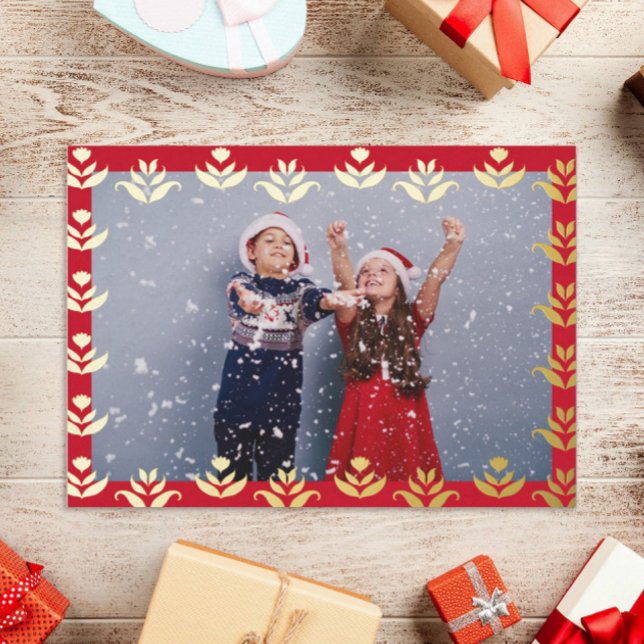  Folk Art Floral Border Cute Cosy Rustic Christmas (Creator Uploaded)