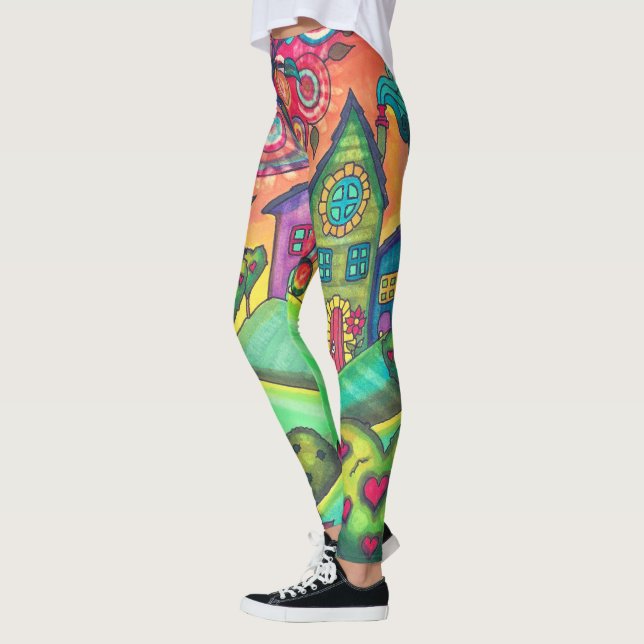 Folk Art Leggings (Left)