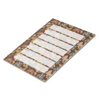 Folk Art Moths, Butterflies Weekly Planner