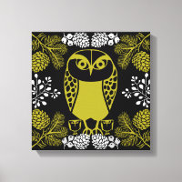 Folk Art Owl Prints