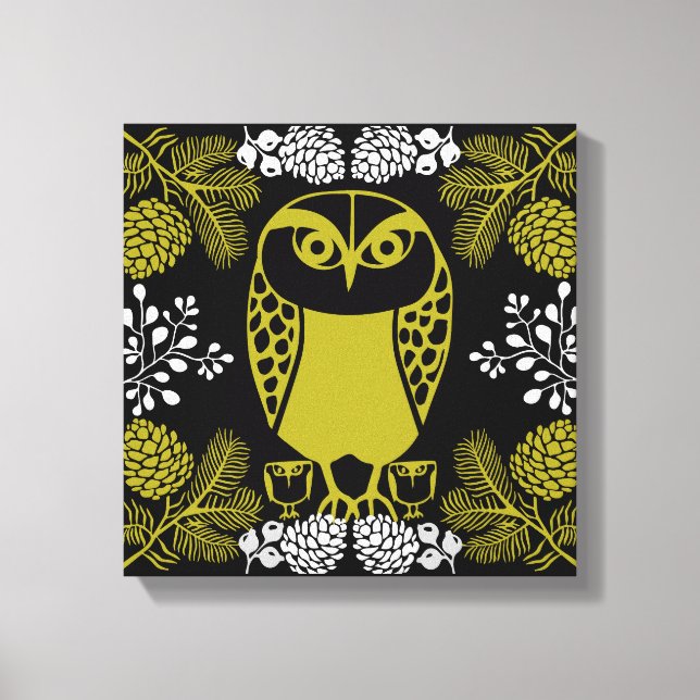 Folk Art Owl Prints (Front)